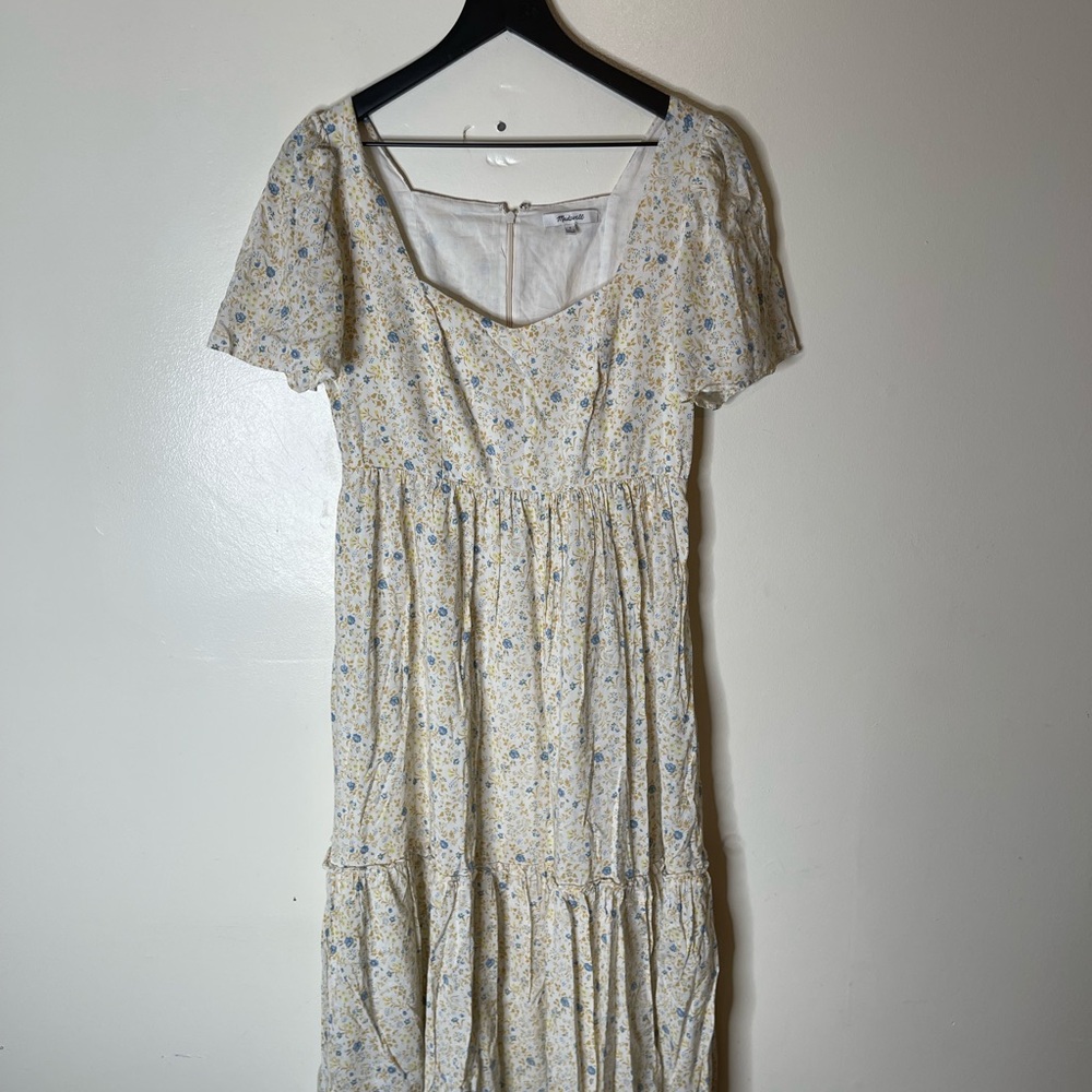 Madewell Flutter Sleeve Maxi Dress Size 2 Womens